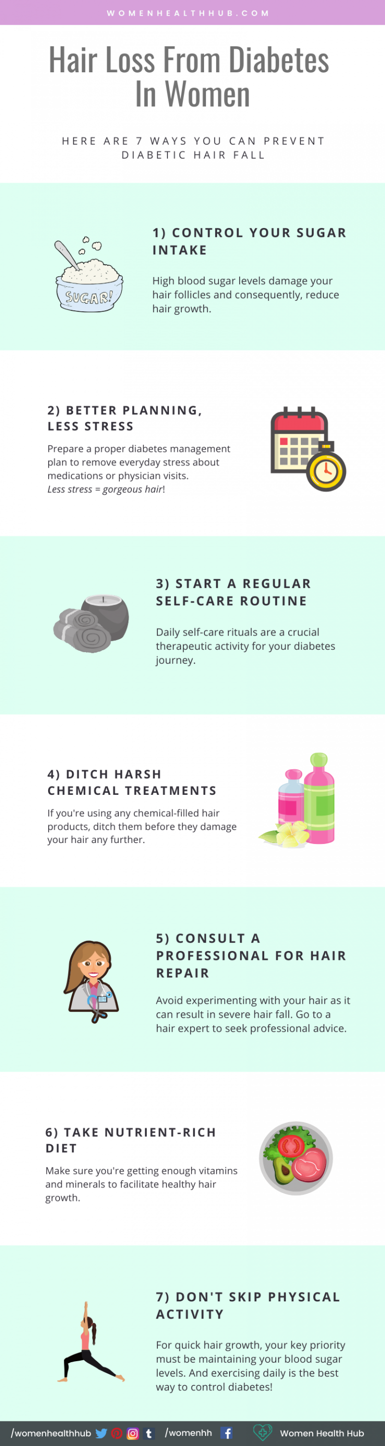 How to Prevent Hair Loss from Diabetes - 7 Natural Tips