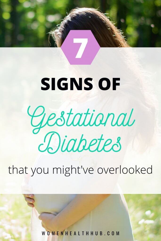 Unpopular signs of gestational diabetes that pregnant women often don't recognize.