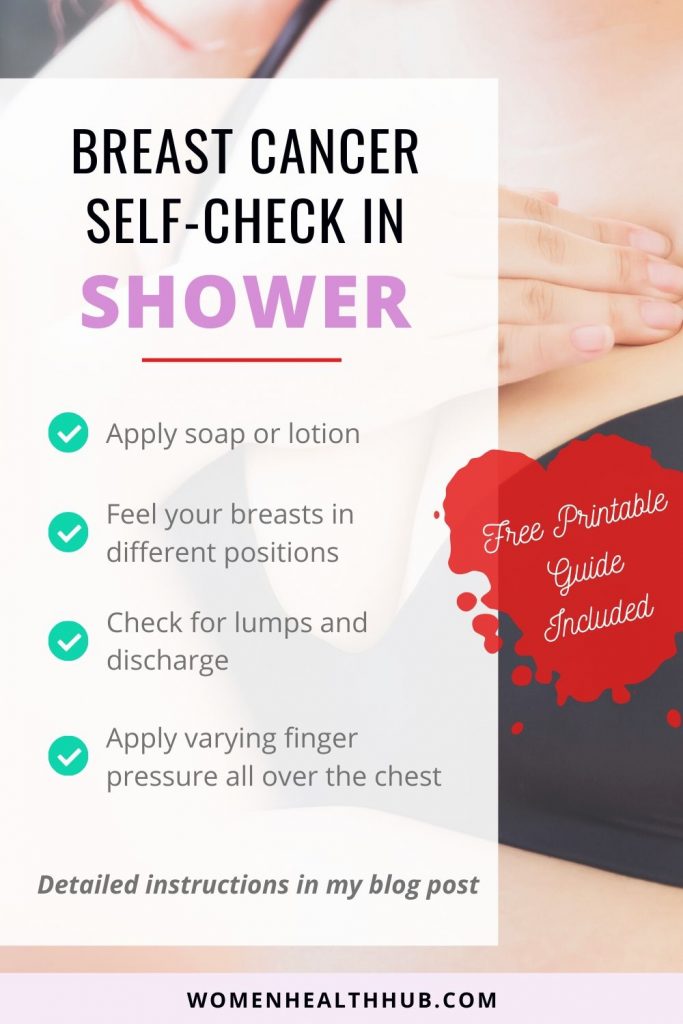Breast cancer self check methods + free pdf guide