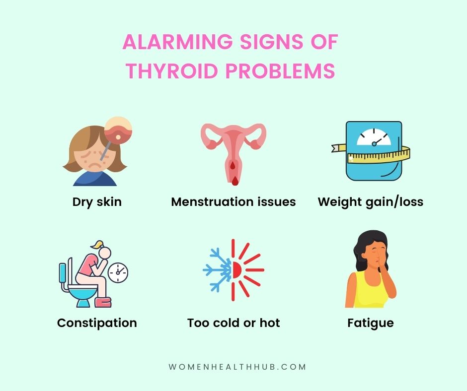 Early warning signs of thyroid problems - Women Health Hub