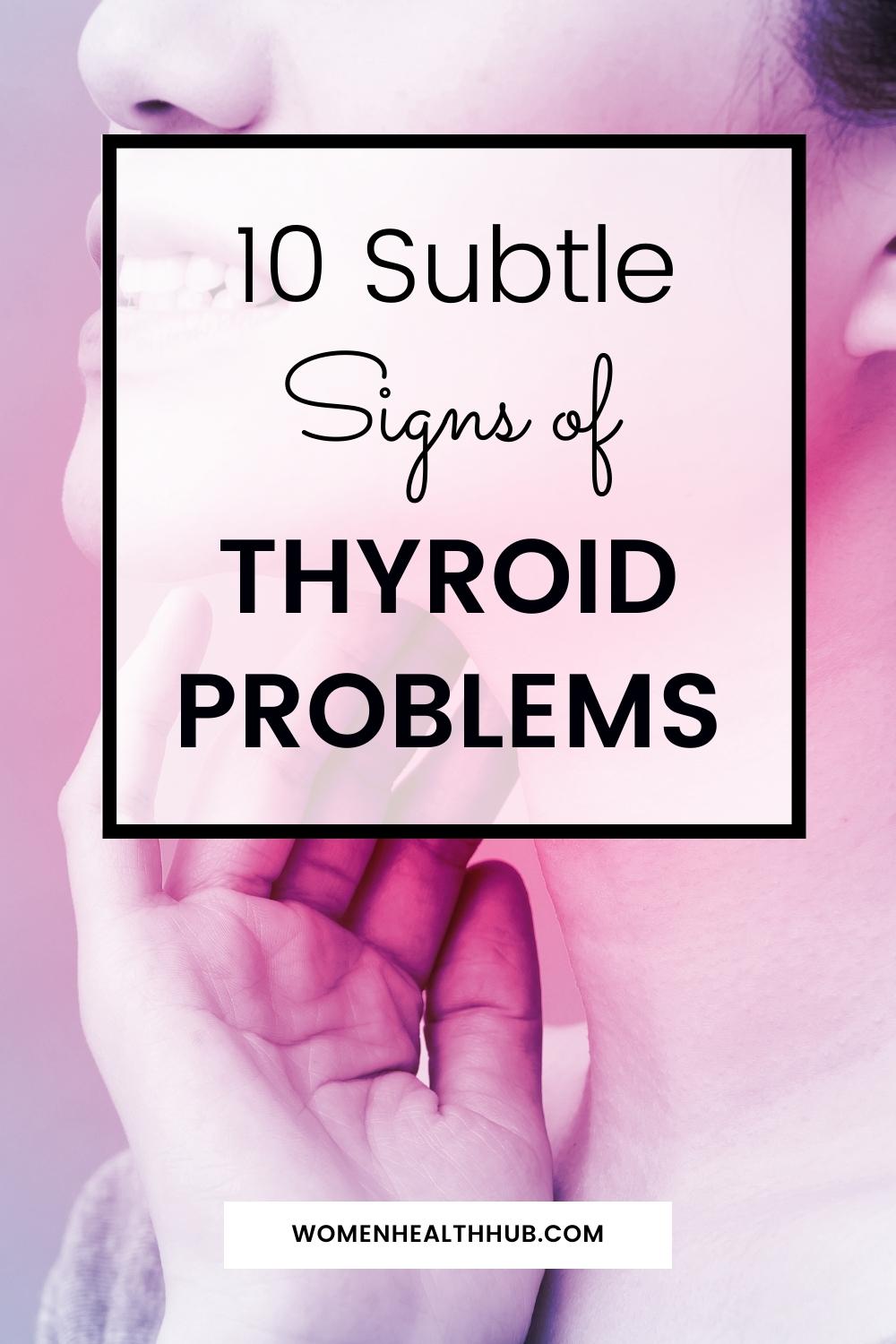 Signs and symptoms of thyroid disorder - Women Health Hub