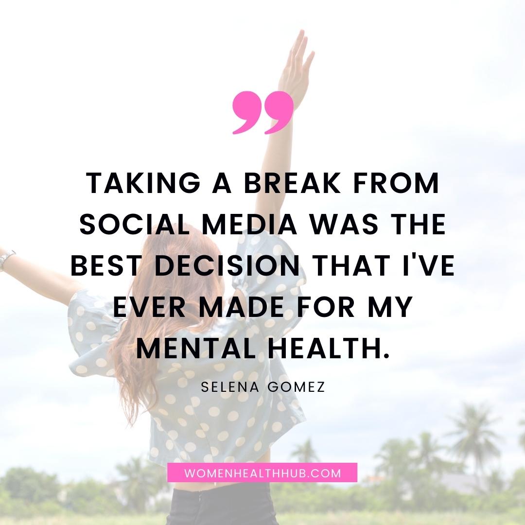 Inspiring famous quotes on anxiety by Selena Gomez